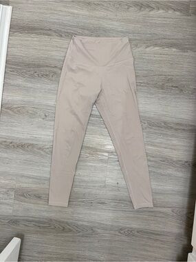 Samsara High-Waist Full Length Leggings in Light Taupe